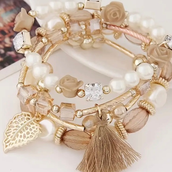 🍉Trending summer Boho style multi bracelet set - Picture 2 of 6